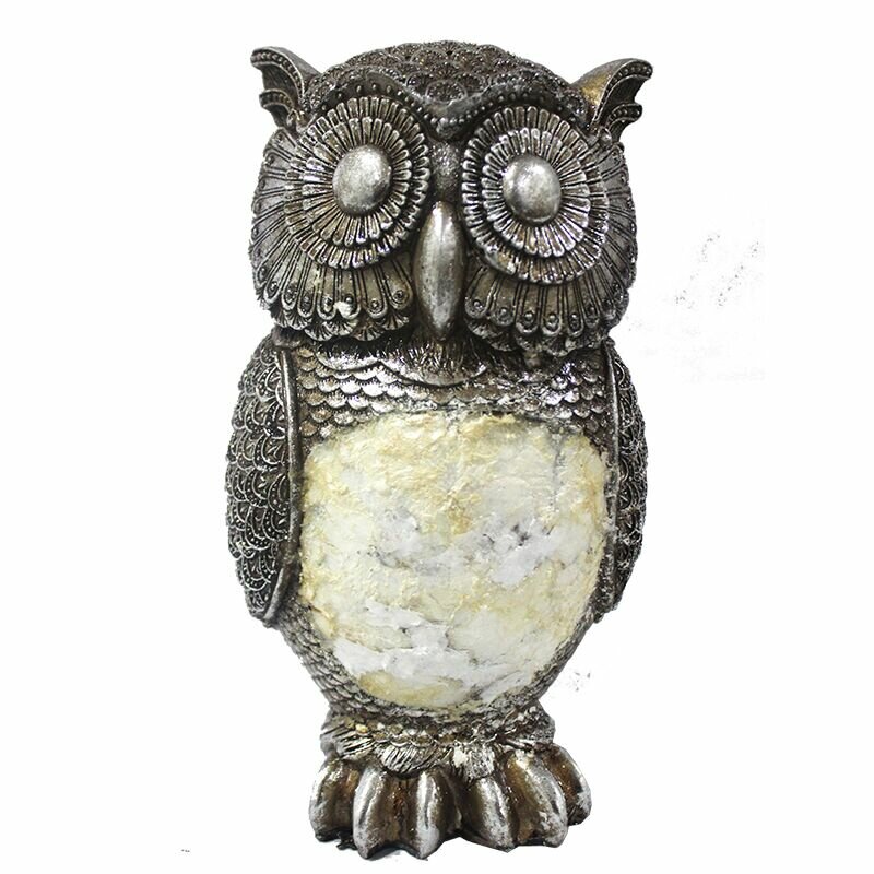 wooden owl figurine